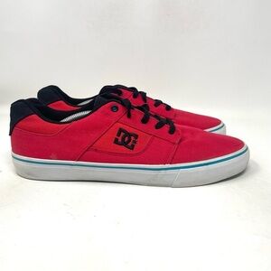 DC Shoes Skateboarding Sneakers 320098 Black Red Mens‎ 13
